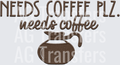 needs coffee plz faux emb