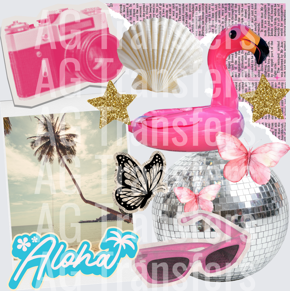 VINTAGE SUMMER COLLAGE