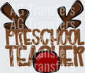PRESCHOOL TEACHER