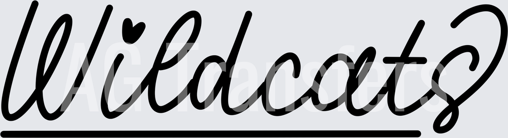 Hand Lettered Wildcats 2