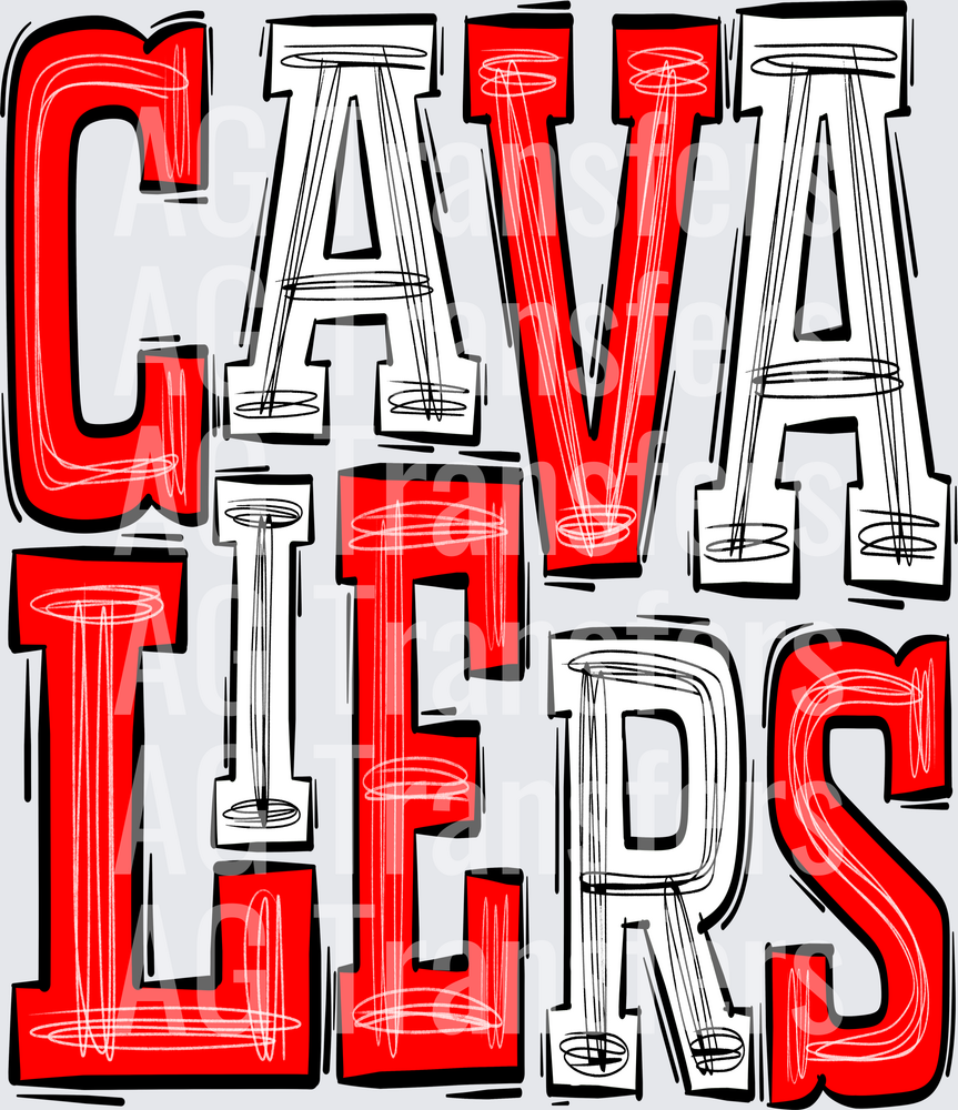 Cavaliers-red -White