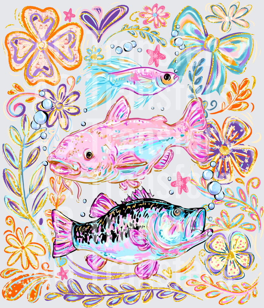 Bright Duo Fish Floral