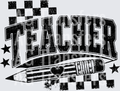 TEACHER PENCIL DISTRESSED