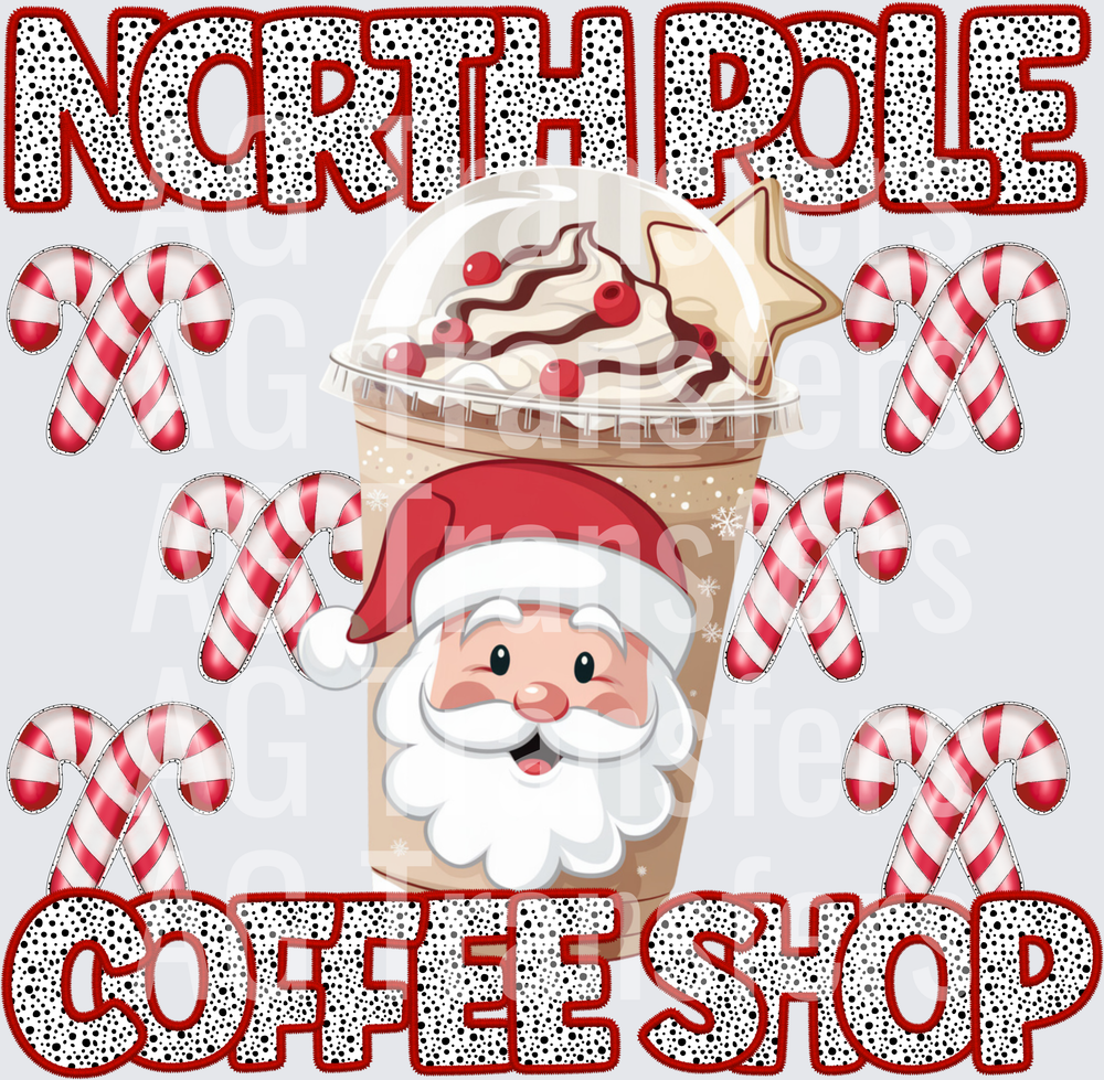 north pole iced coffee shop