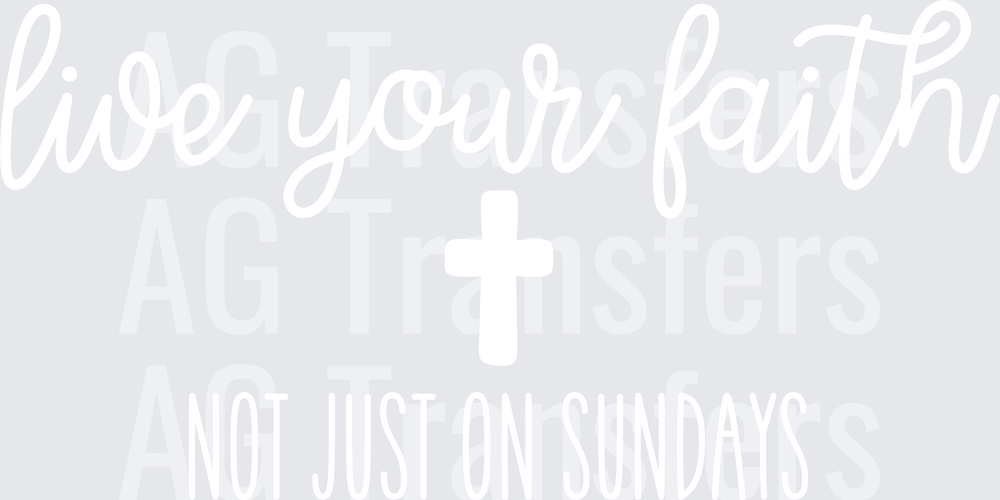 LiveYourFaith White