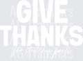 GiveThanks White