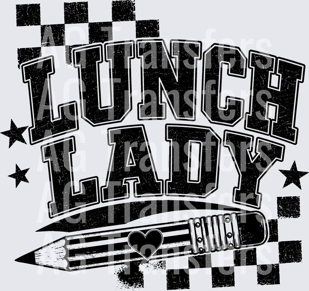 LUNCH LADY CHECKERED