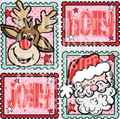Holly_Jolly_Reindeer_Santa_Stamps