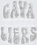 Sketch Mascot Names CAVALIERS GRAY WHITE