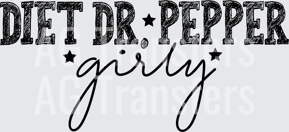 DIET DR PEPPER GIRLY