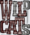 Wildcats Maroon Gray