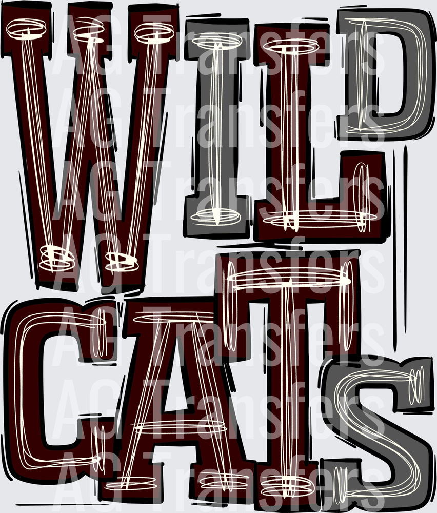 Wildcats Maroon Gray