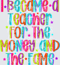 I BECAME A TEACHER