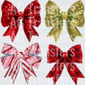 CHRISTMAS SEQUIN BOW COLLAGE