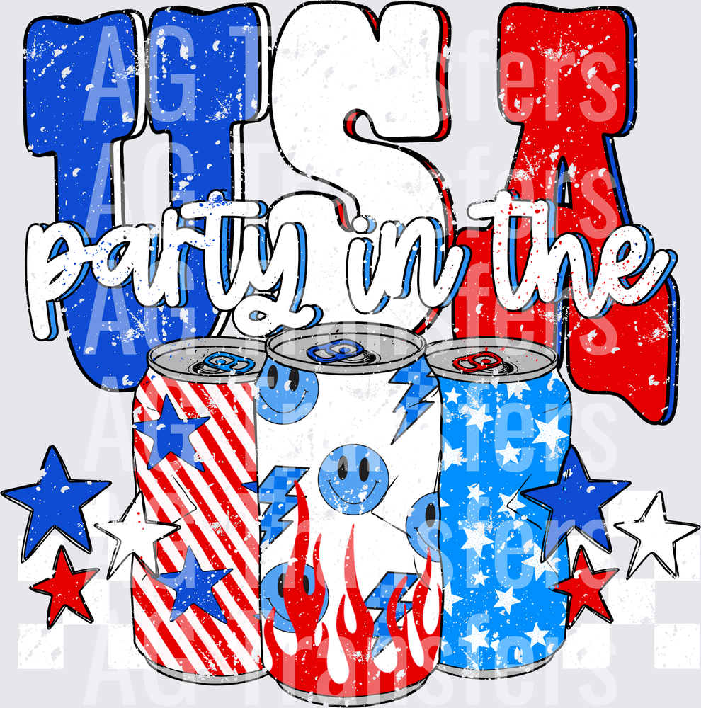 Party in the USA distressed