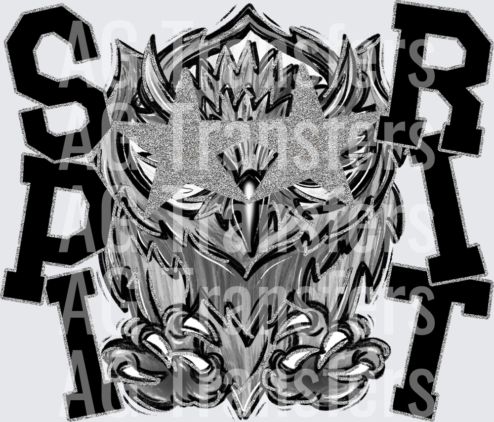 Starry Eyed OWL BLACK SILVER