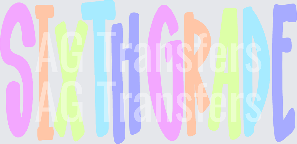 Pastel multicolor school bundle (8)