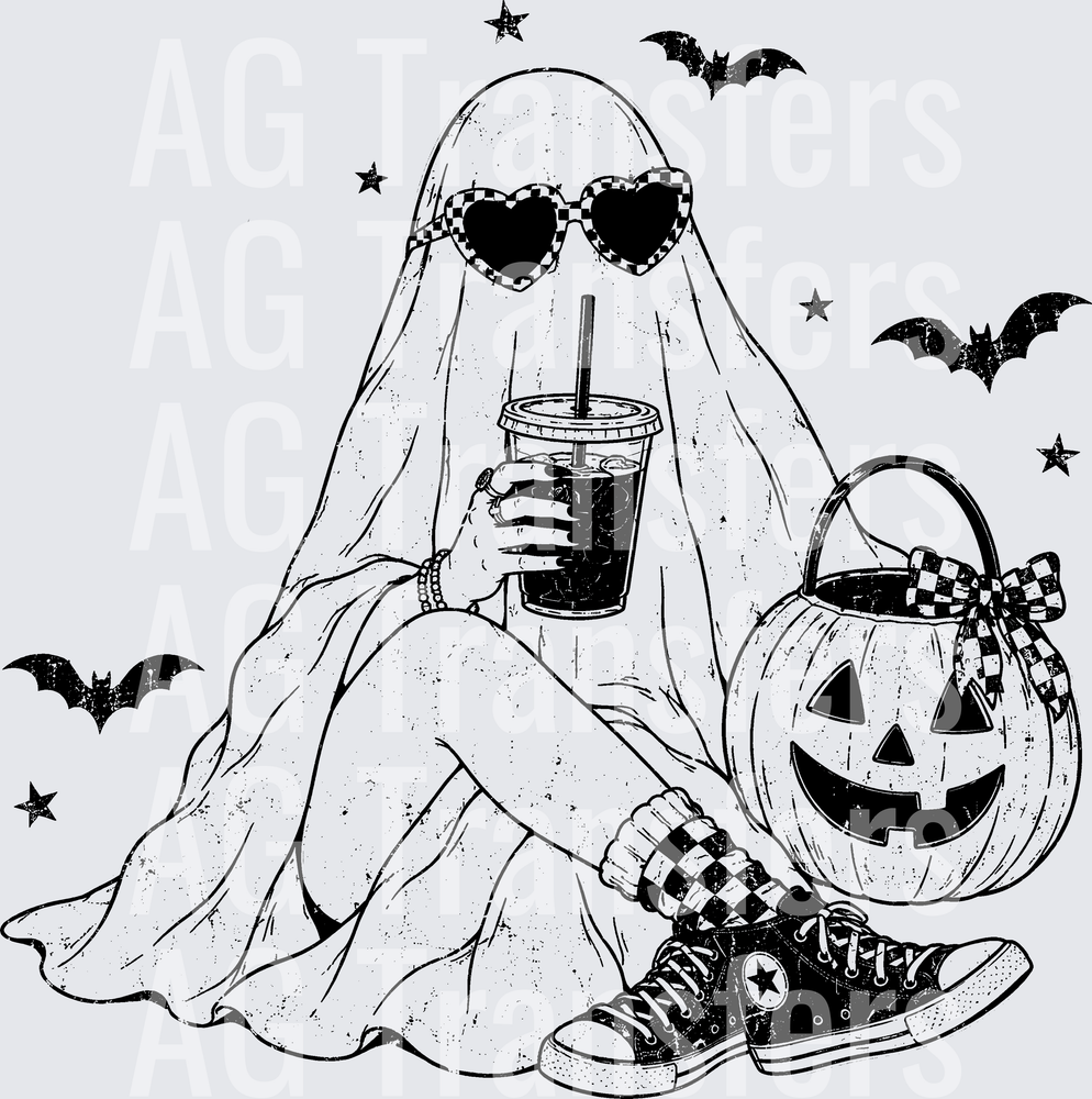GHOST HALLOWEEN COFFEE