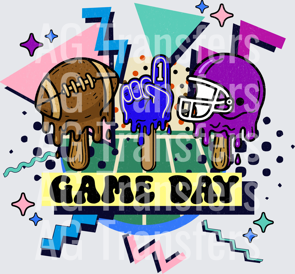 Retro Game Day PURPLE