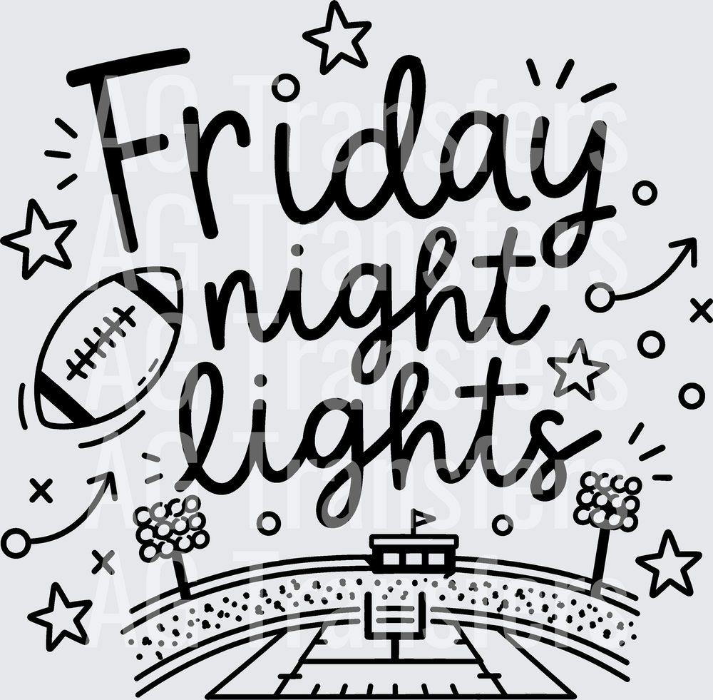 FRIDAY NIGHT LIGHTS DOODLE