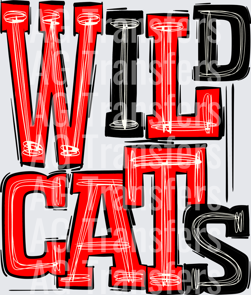Wildcats Red Black