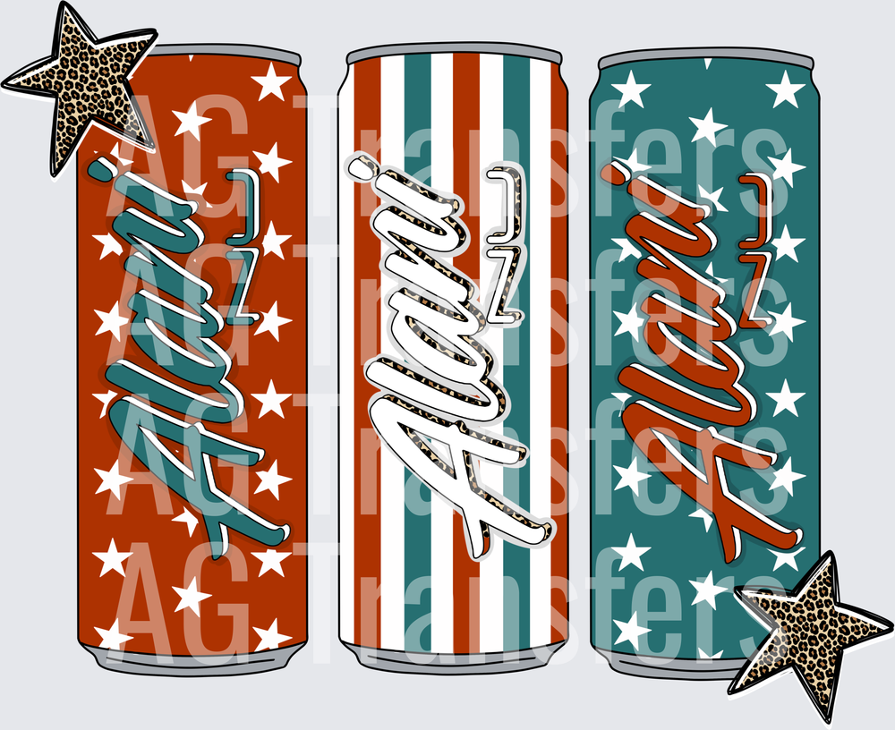 Patriotic cans Alani