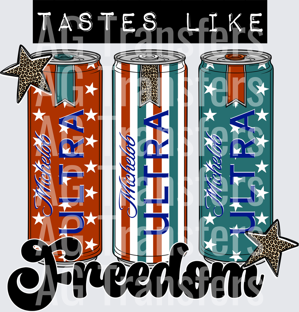 Tastes like freedom Michelob ultra
