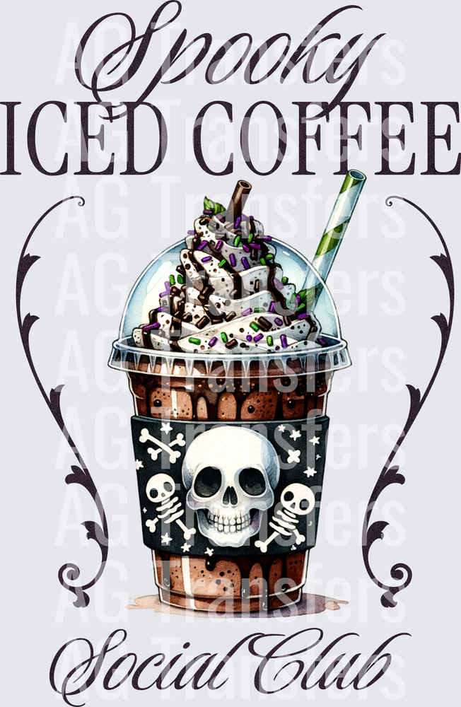 SPOOKY ICED COFFEE SOCIAL CLUB