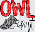 Team Go Spirit OWL TRACK SHOE RED