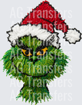 CHRISTMAS GREEN YARN FACE