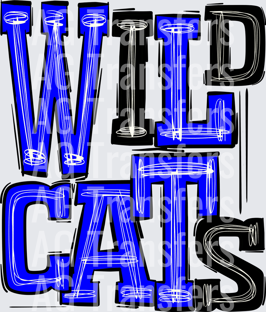 Wildcats Black and Blue
