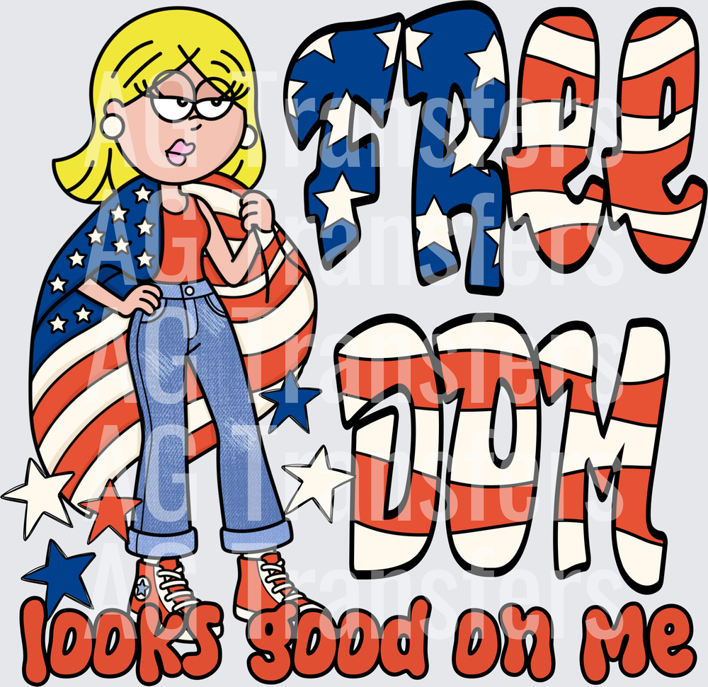 Freedom looks good on me, Lizzie