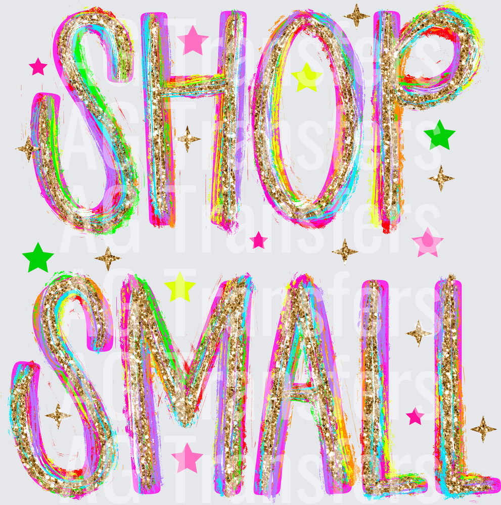 SHOP SMALL BRUSH GLITTER