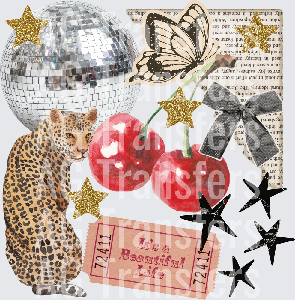 COLLAGE LEOPARD DISCO