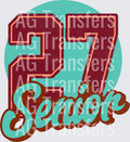 SENIOR DISTRESSED AQUA 27