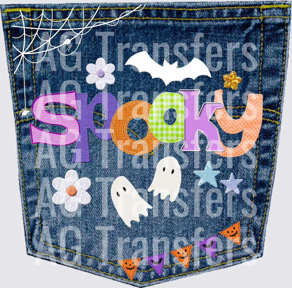 SPOOKY DENIM POCKET