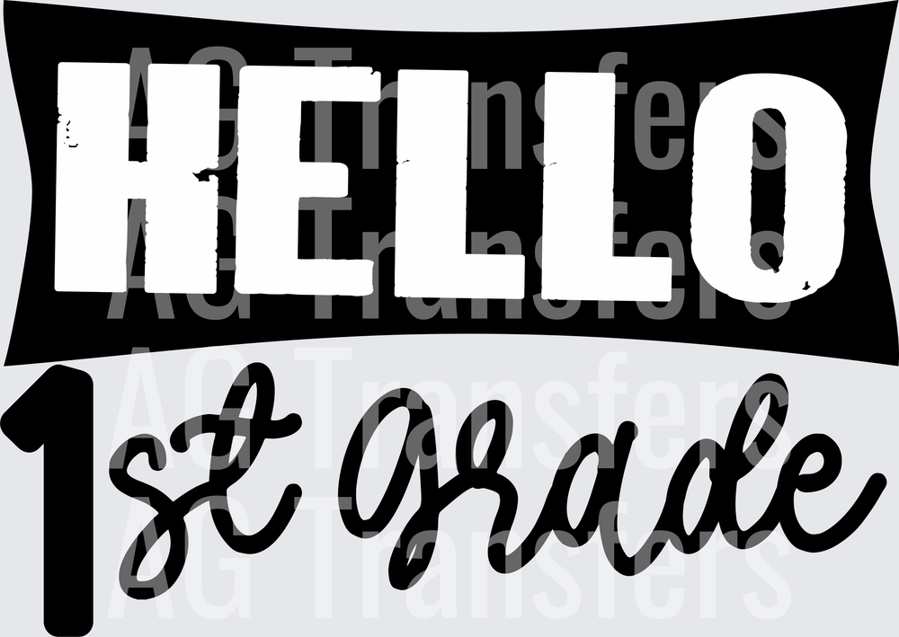 Hello Grade Level BANNER 1st Grade